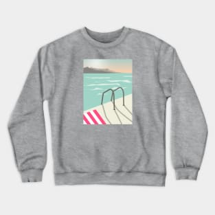 Stepping into the Sea, Croatia Crewneck Sweatshirt